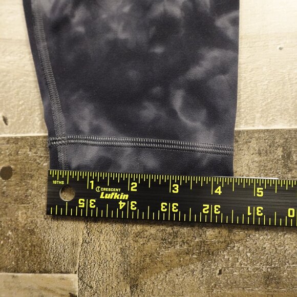 Lululemon Align Pant 25” Diamond Dye Pitch Grey Graphite Grey Women’s Size 8 - Picture 7 of 11
